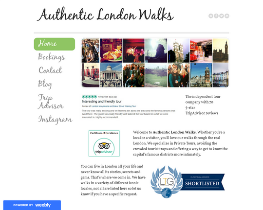 Authentic London Walks Logo